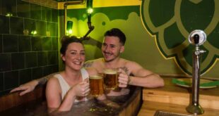 Beer Bath in Lukacs Thermal Baths Budapest