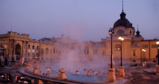Szechenyi Spa Baths Winter