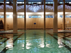 Indoor Pool At Palatinus Bath Budapest 