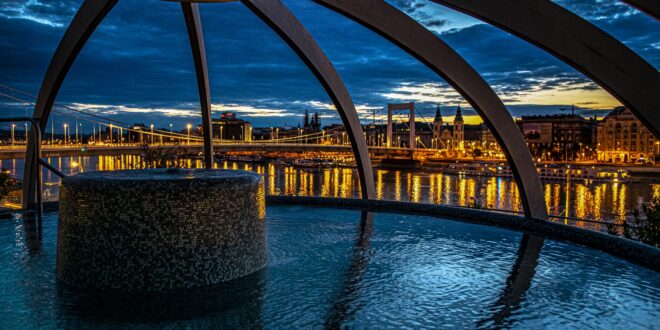 Panoramic Rooftop Pool Rudas Night Bathing Budapest