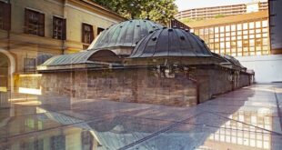 Veli Bej Bath Budapest Outdoor Rooft Dome Turkish Historical Times